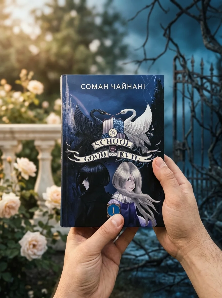 The School for Good and Evil (1) — THE SCHOOL FOR GOOD AND EVIL — Соман Чайнані, обкладинка