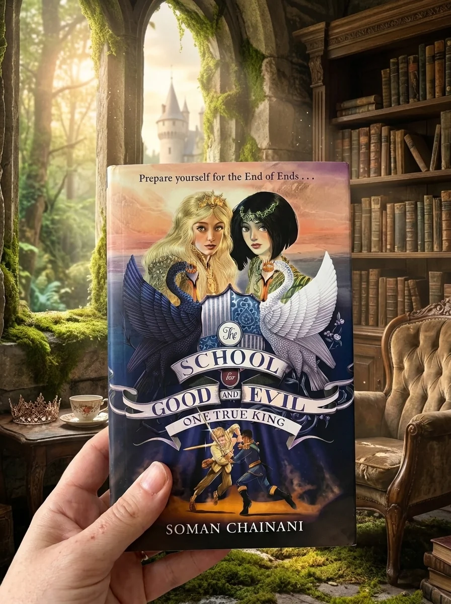 The School for Good and Evil (6) — ONE TRUE KING — Соман Чайнані, обкладинка