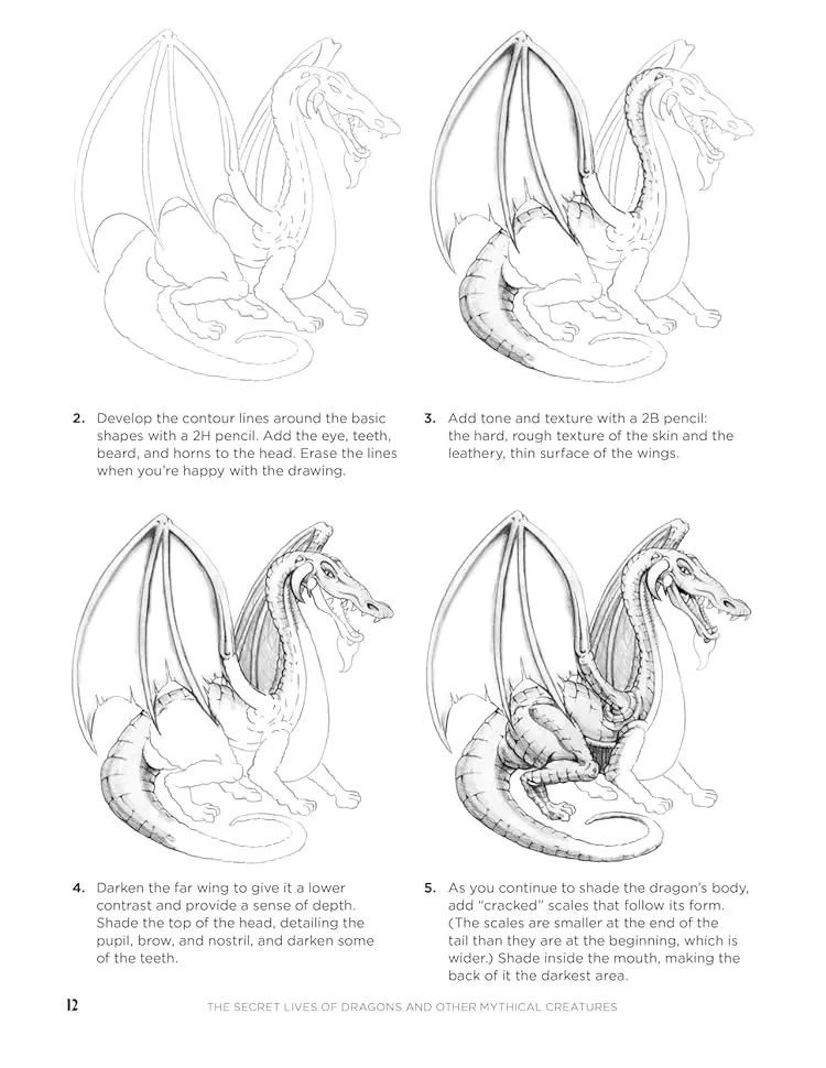 The Secret Lives of Dragons and Other Mythical Creatures. And How to Draw Them — Майкл Добжицкі, фото 6