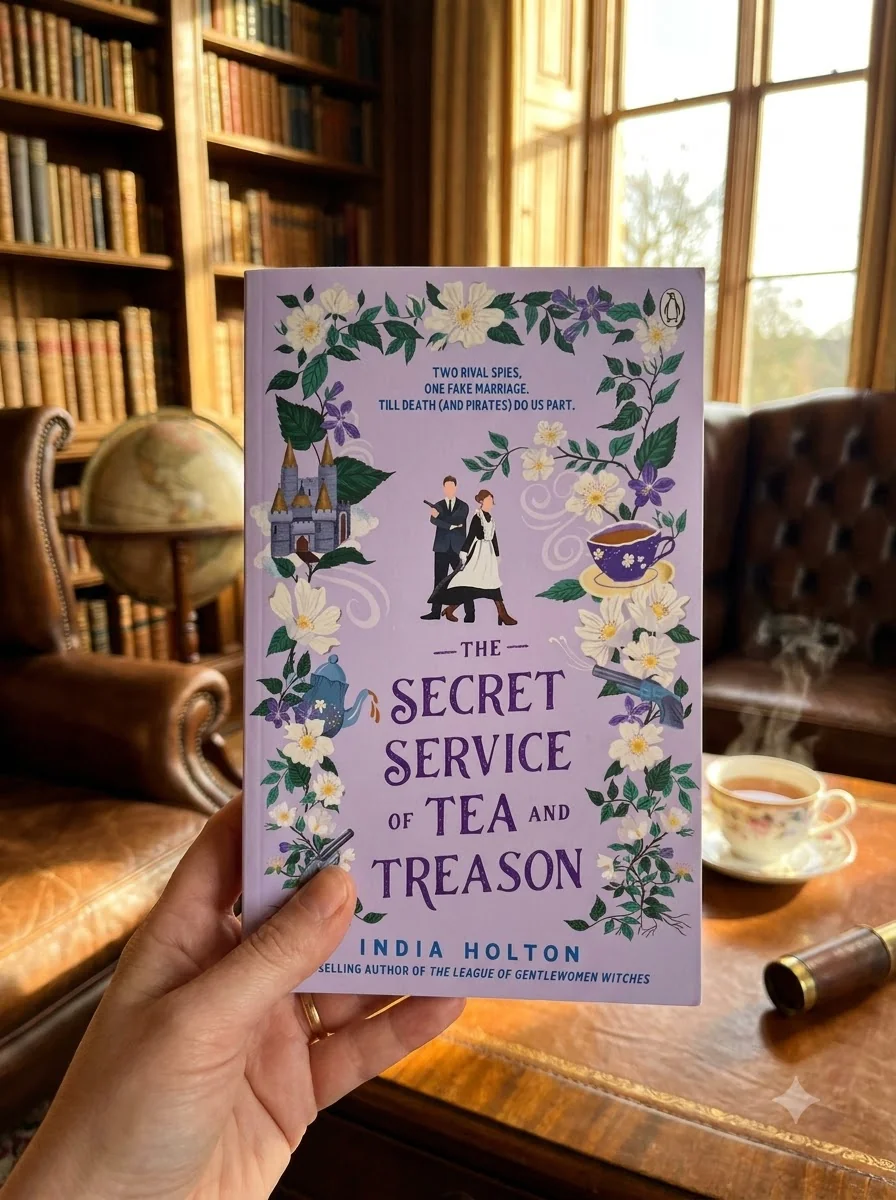 The Secret Service of Tea and Treason — Індія Холтон, обкладинка