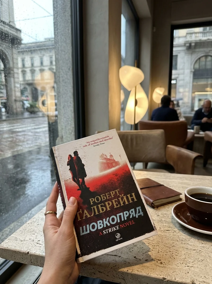 The Silkworm — Роберт Ґалбрейт, обкладинка