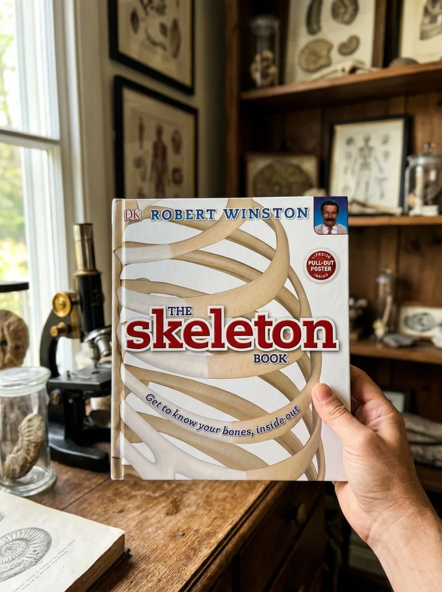 The Skeleton Book. Get to Know Your Bones, Inside Out, обкладинка
