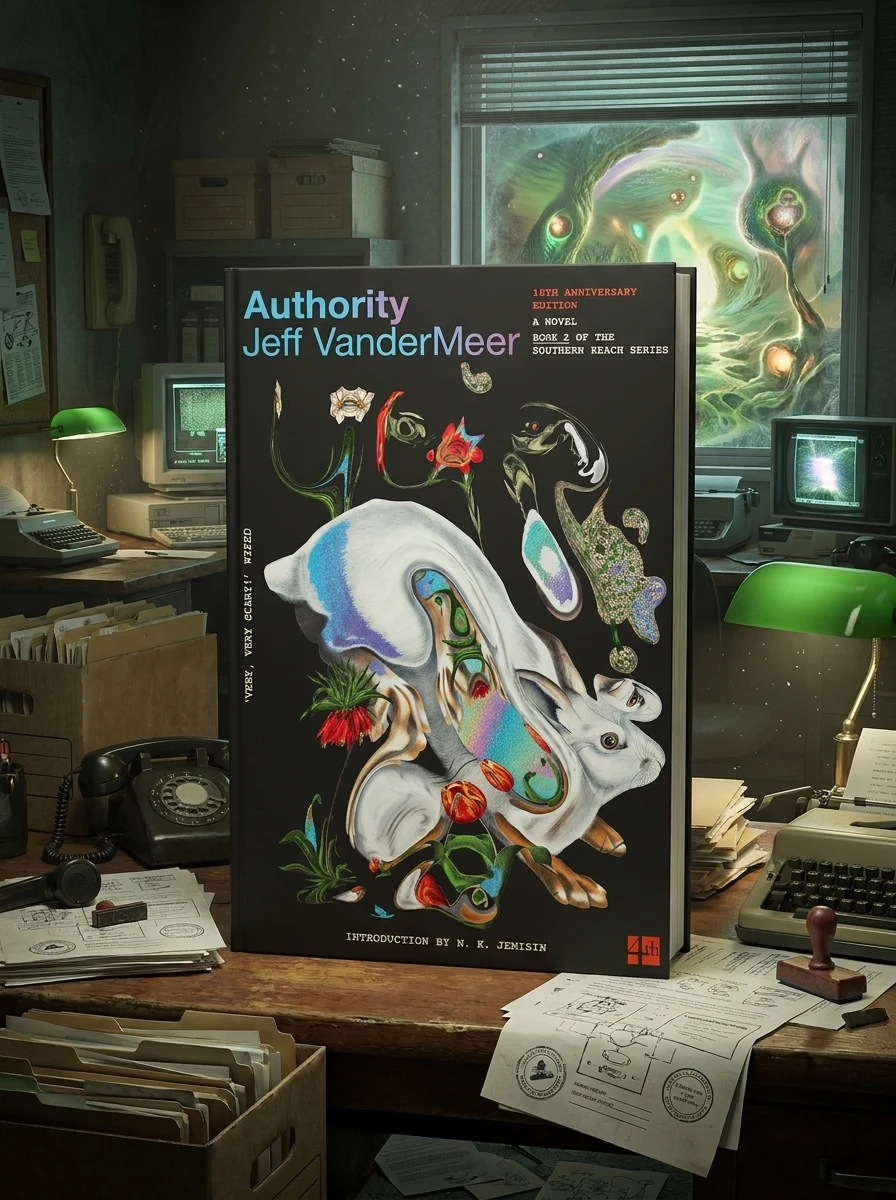 The Southern Reach Trilogy. Authority — Джефф ВандерМір, обкладинка