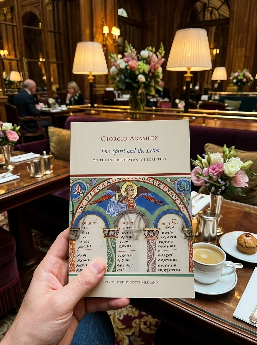 The Spirit and the Letter. On the Interpretation of Scripture — Джорджо Агамбен, обкладинка