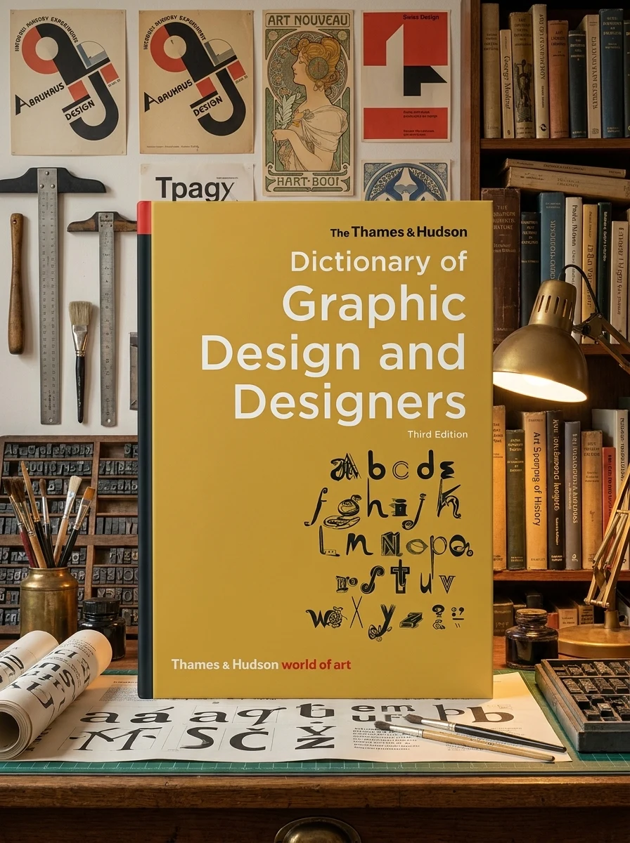 The Thames & Hudson Dictionary of Graphic Design and Designers. Third edition — Алан Лівінгстон, обкладинка