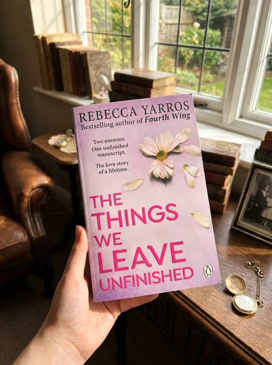 The Things We Leave Unfinished — Ребекка Яррос, обкладинка
