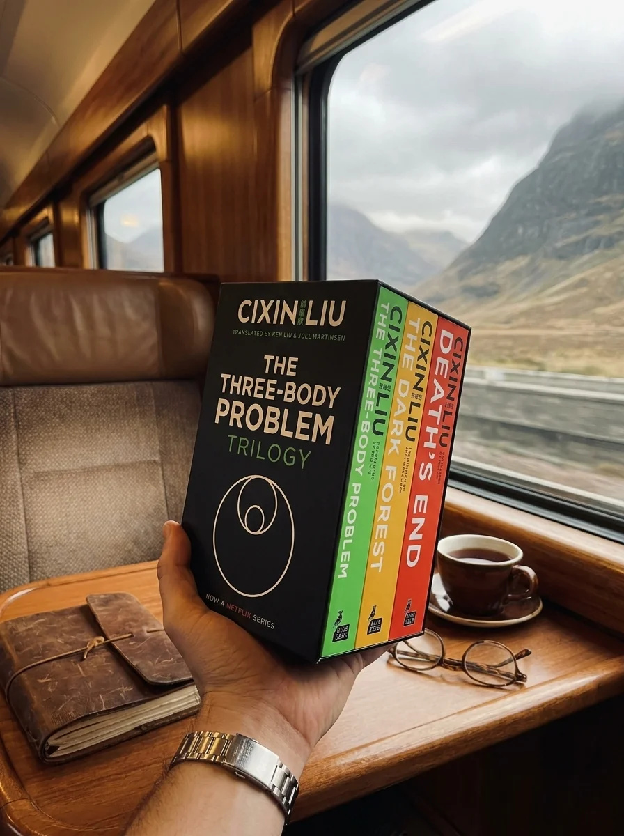 The Three-Body Problem Boxset — Лю Цисінь, обкладинка