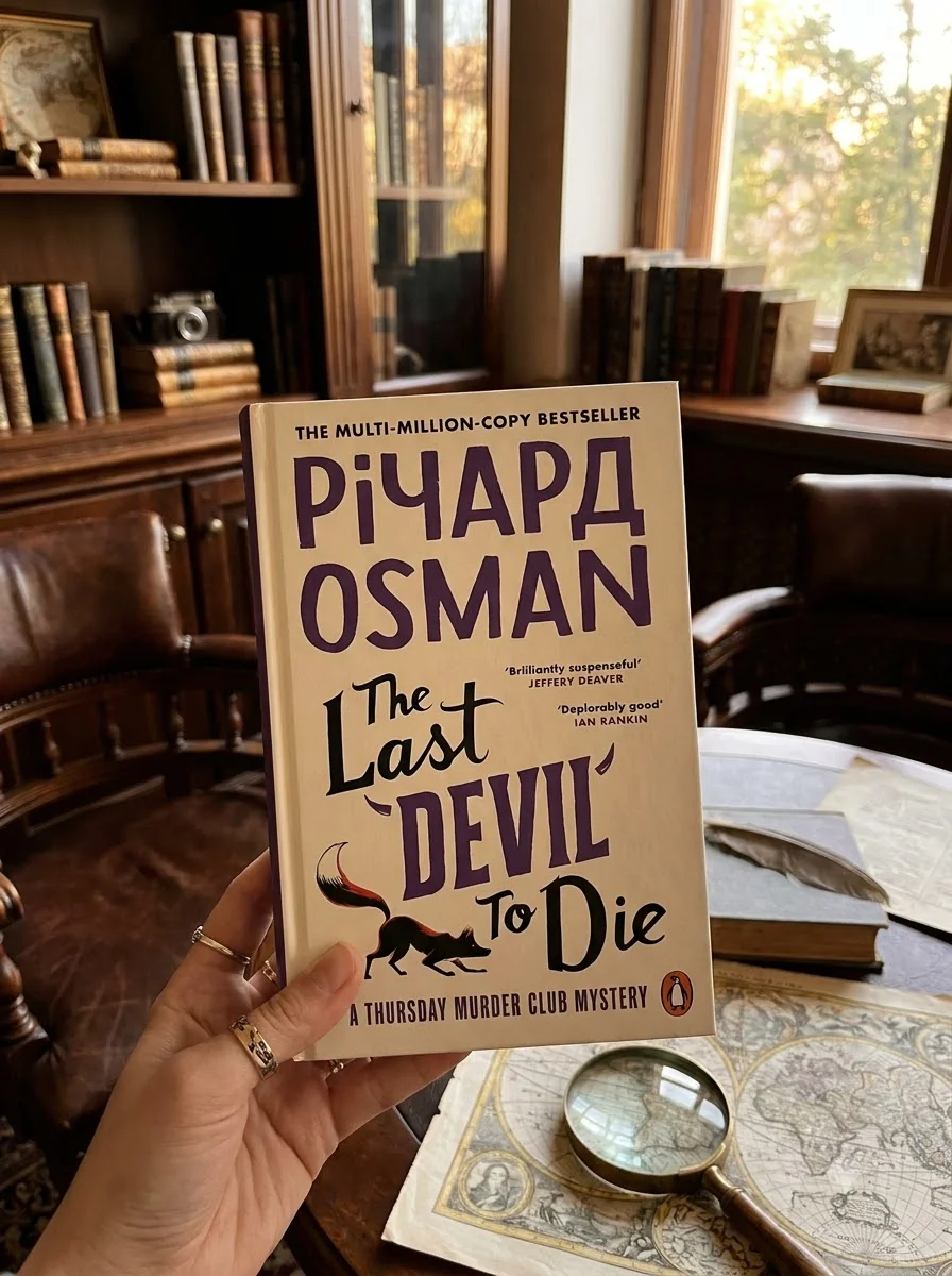 The Thursday Murder Club. The Last Devil To Die. Book 4 — Річард Осман, обкладинка