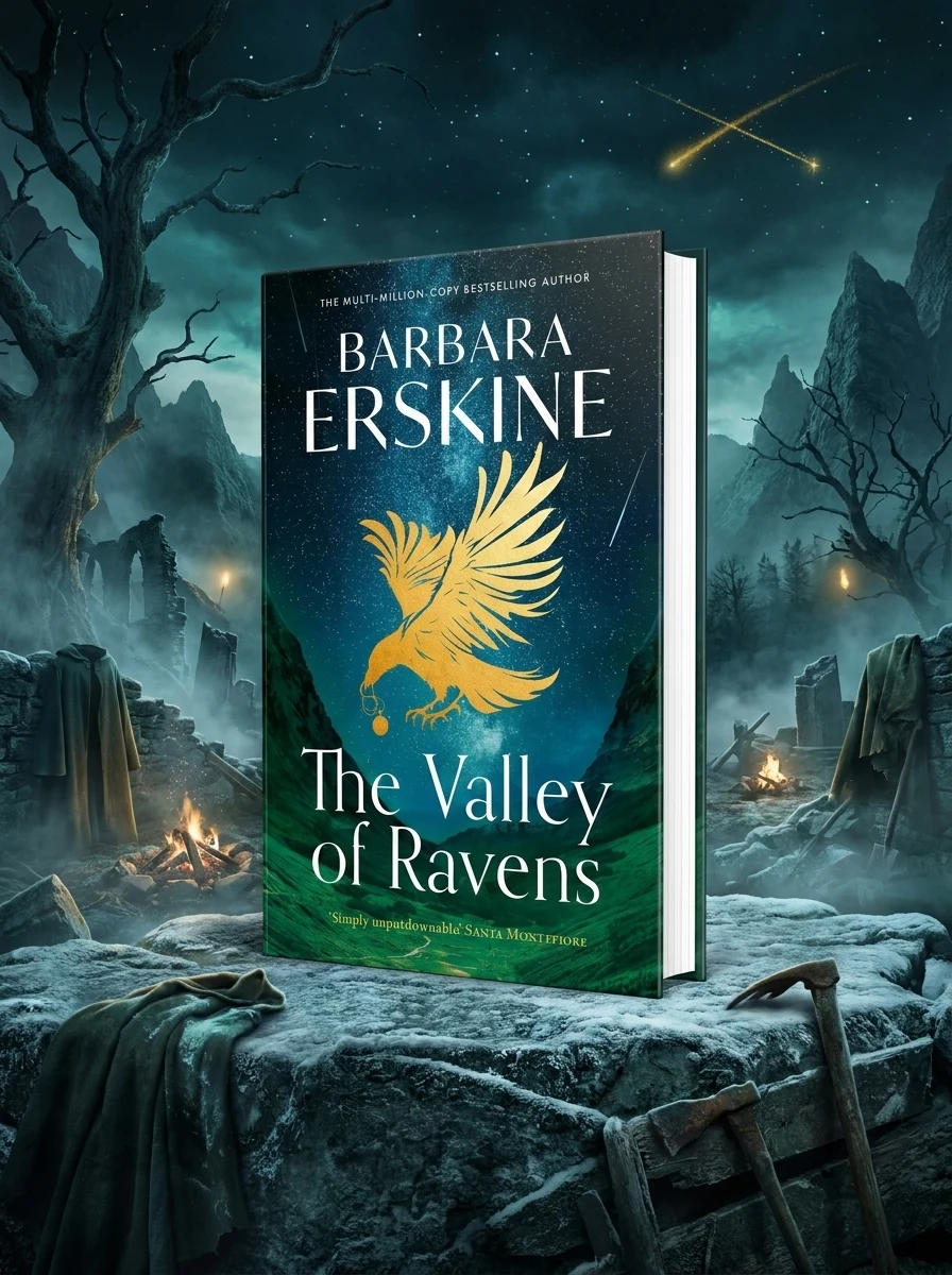 The Valley of Ravens — Барбара Ерскін, обкладинка