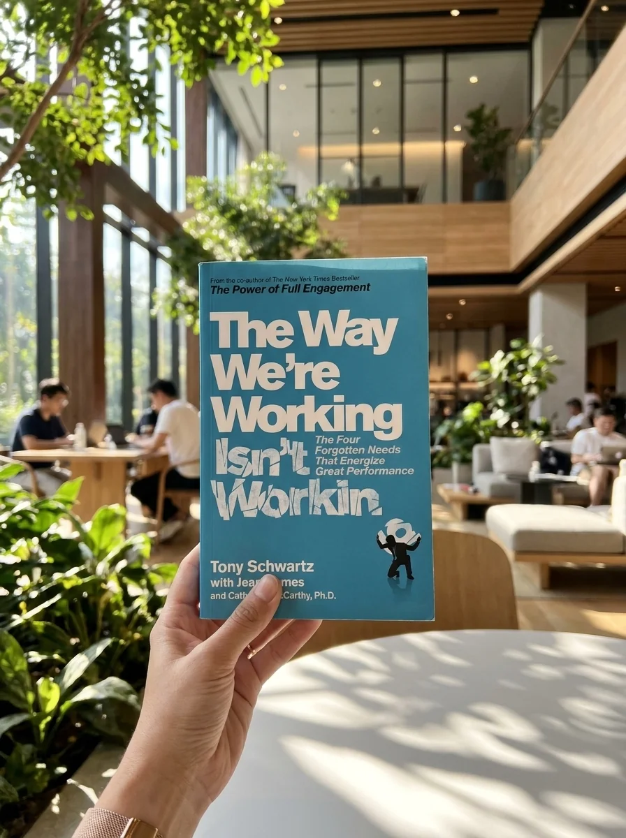 The Way We're Working Isn't Working — Тоні Шварц, обкладинка