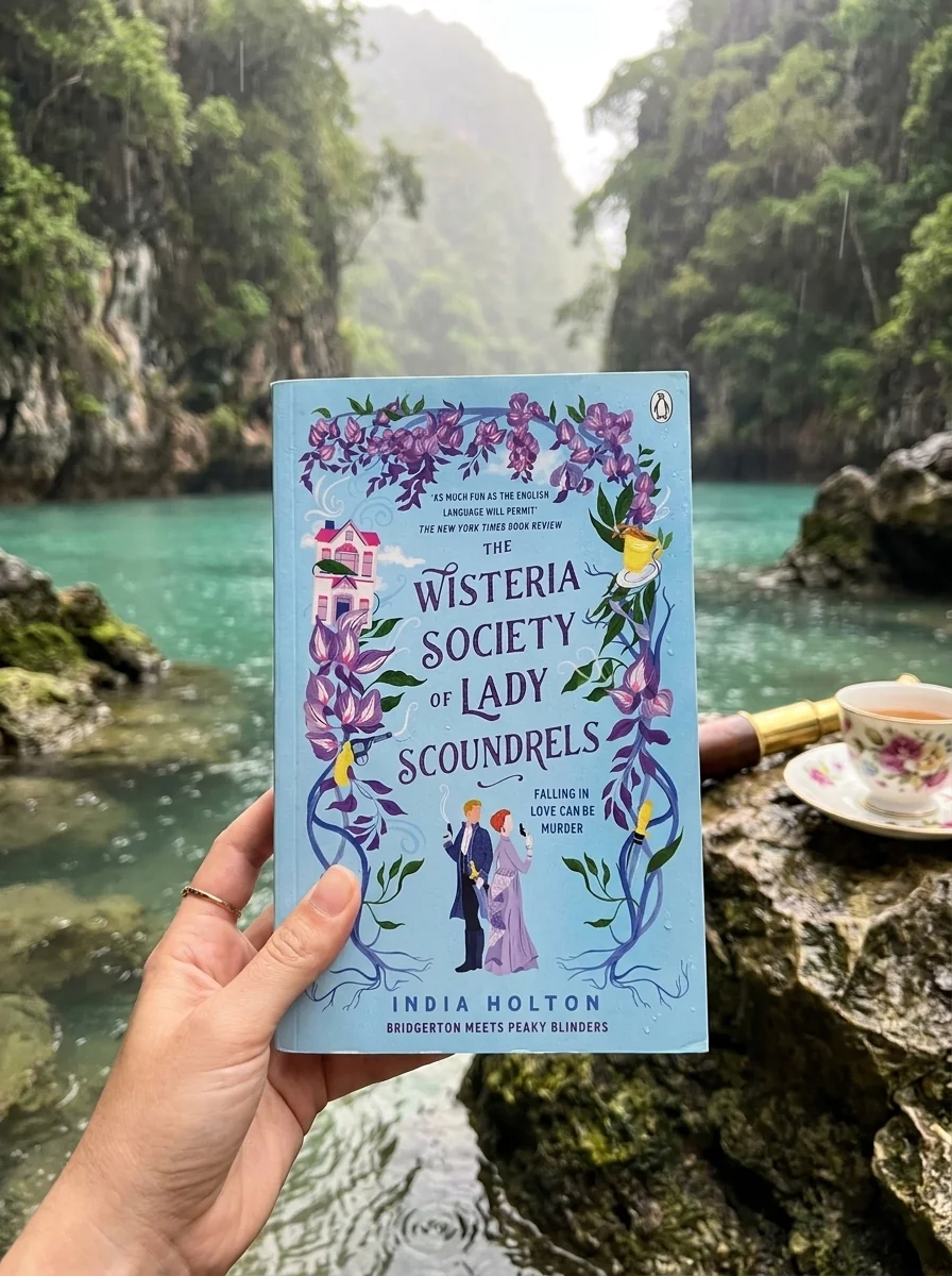 The Wisteria Society of Lady Scoundrels — Індія Холтон, обкладинка