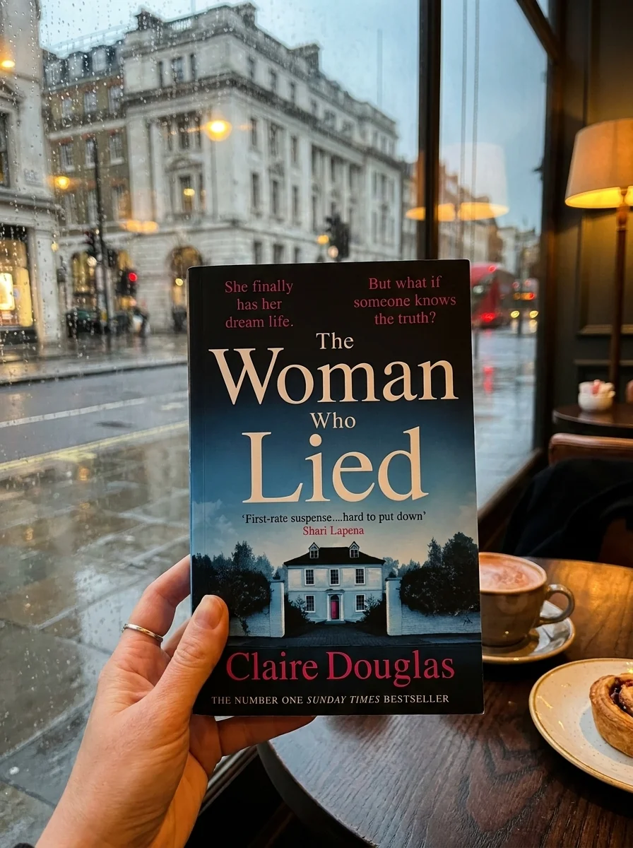 The Woman Who Lied — Клер Дуглас, обкладинка