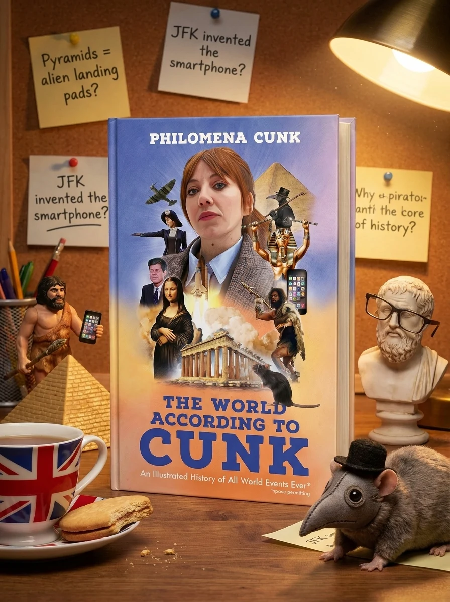 The World According to Cunk — Філомена Канк, обкладинка