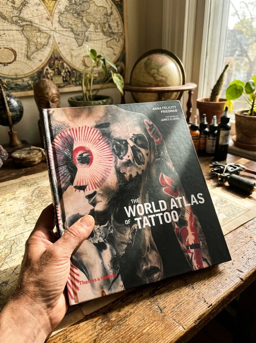 The World Atlas of Tattoo — Анна Фелісіті Фрідман, обкладинка