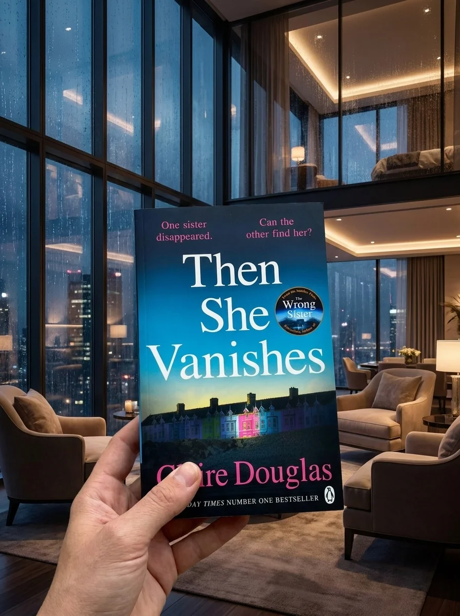 Then She Vanishes — Клер Дуглас, обкладинка