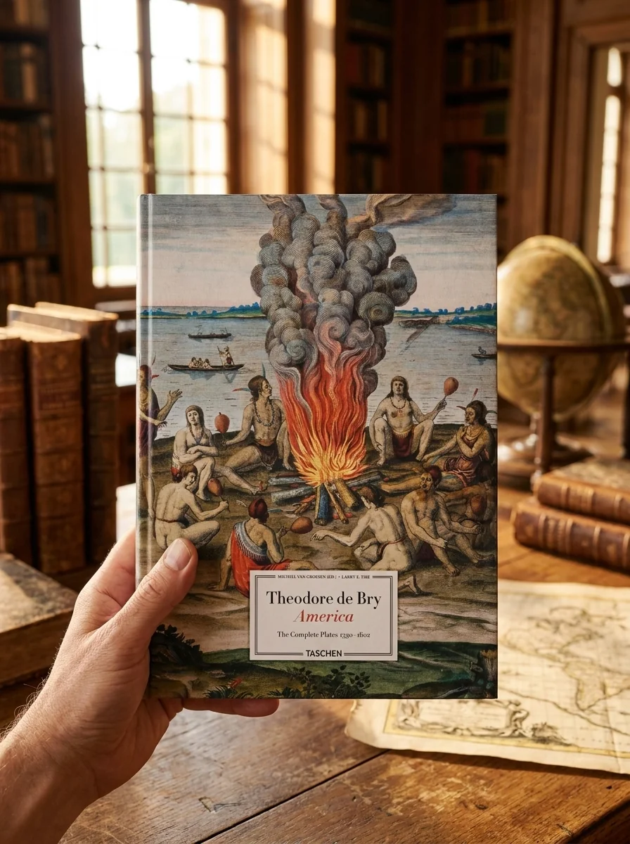 Theodore de Bry. America — Мішель ван Гросен, обкладинка