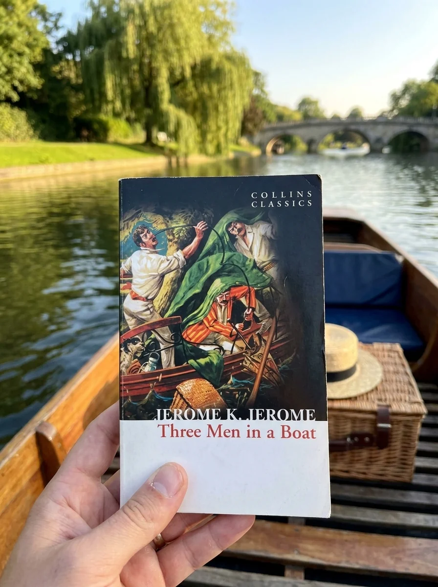 Three Men in a Boat — Джером Клапка Джером, обкладинка