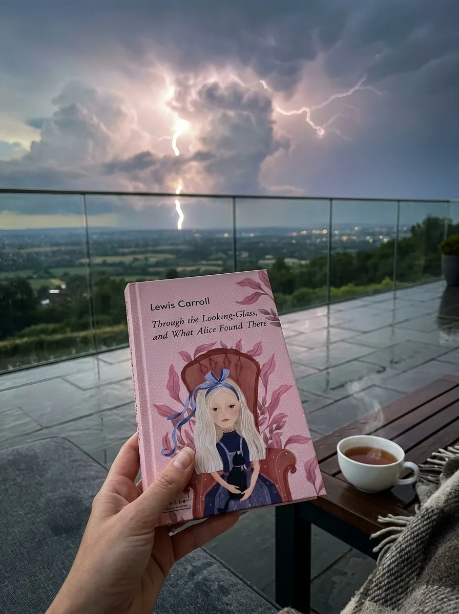 Through the Looking-Glass, and What Alice Found There — Льюїс Керролл, обкладинка