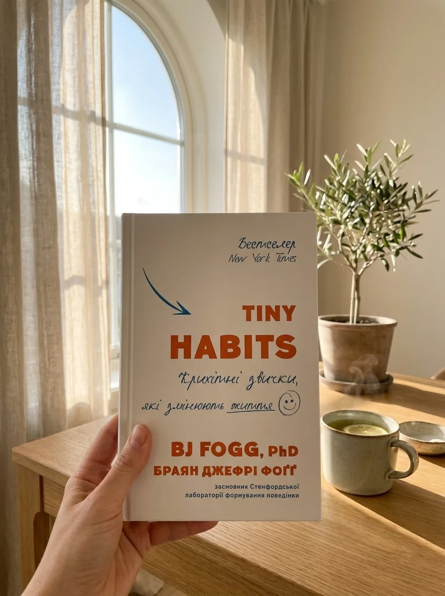 Tiny Habits. Крихітні звички, які змінюють життя — Браян Джефрі Фоґґ, обкладинка