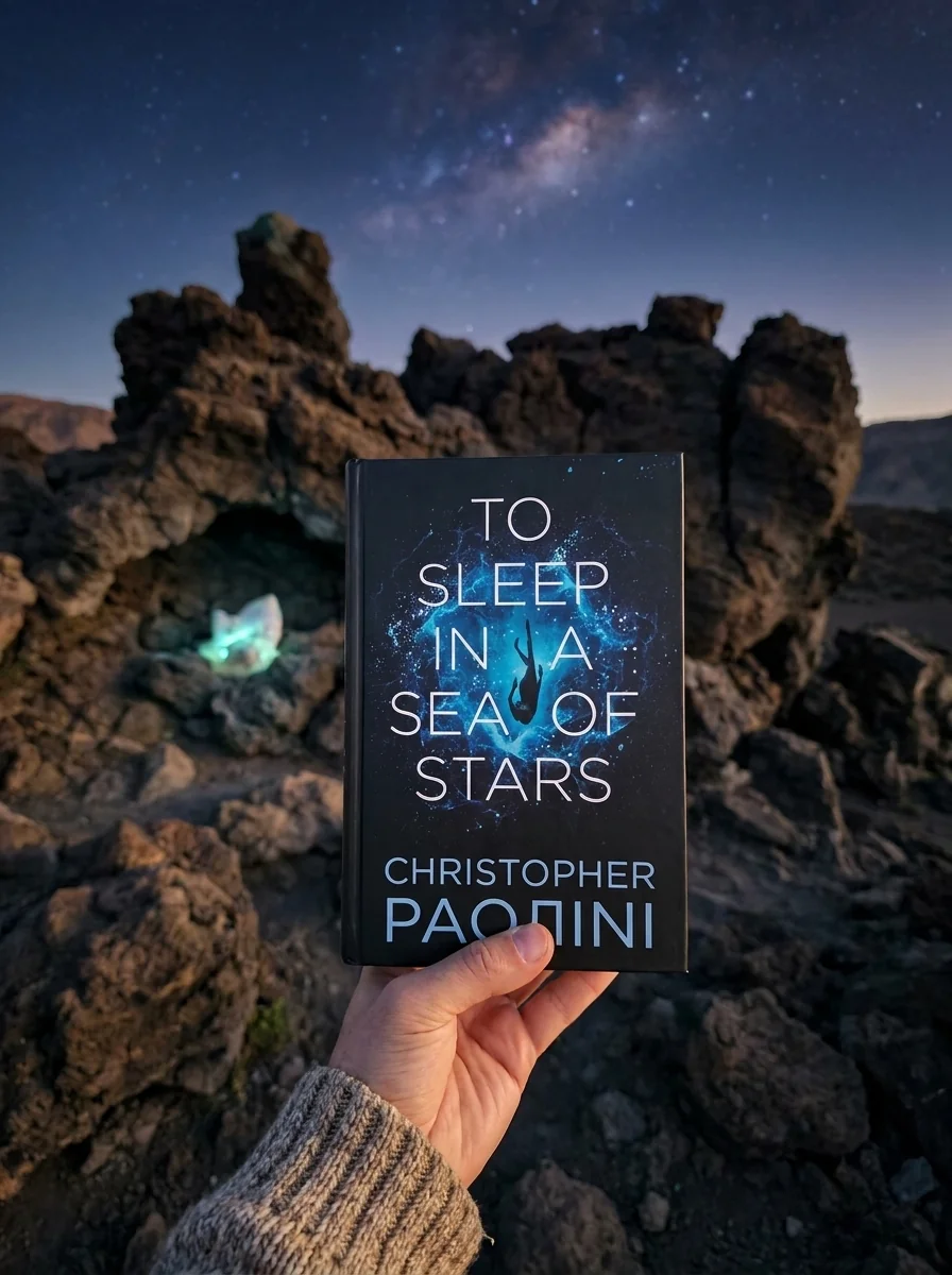 To Sleep in a Sea of Stars — Крістофер Паоліні, обкладинка