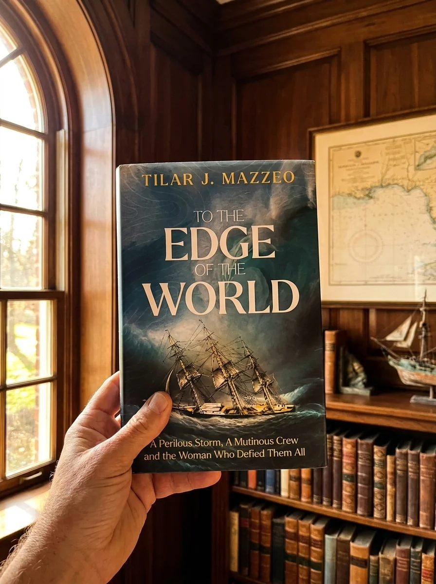 To the Edge of the World: A Perilous Storm, A Mutinous Crew and the Woman Who Defied Them All — Tilar J. Mazzeo, обкладинка