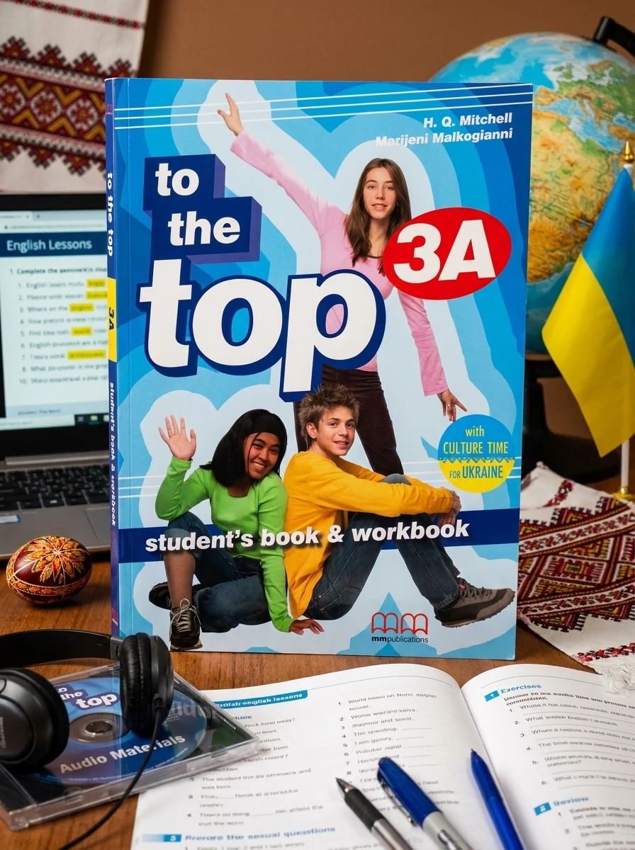 To the Top 3A. Student's Book and Workbook with CD-ROM with Culture Time for Ukraine — Вивчення мов