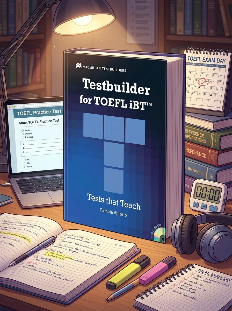 TOEFL Testbuilder Students Book Pack International — Памела Вітторіо, обкладинка