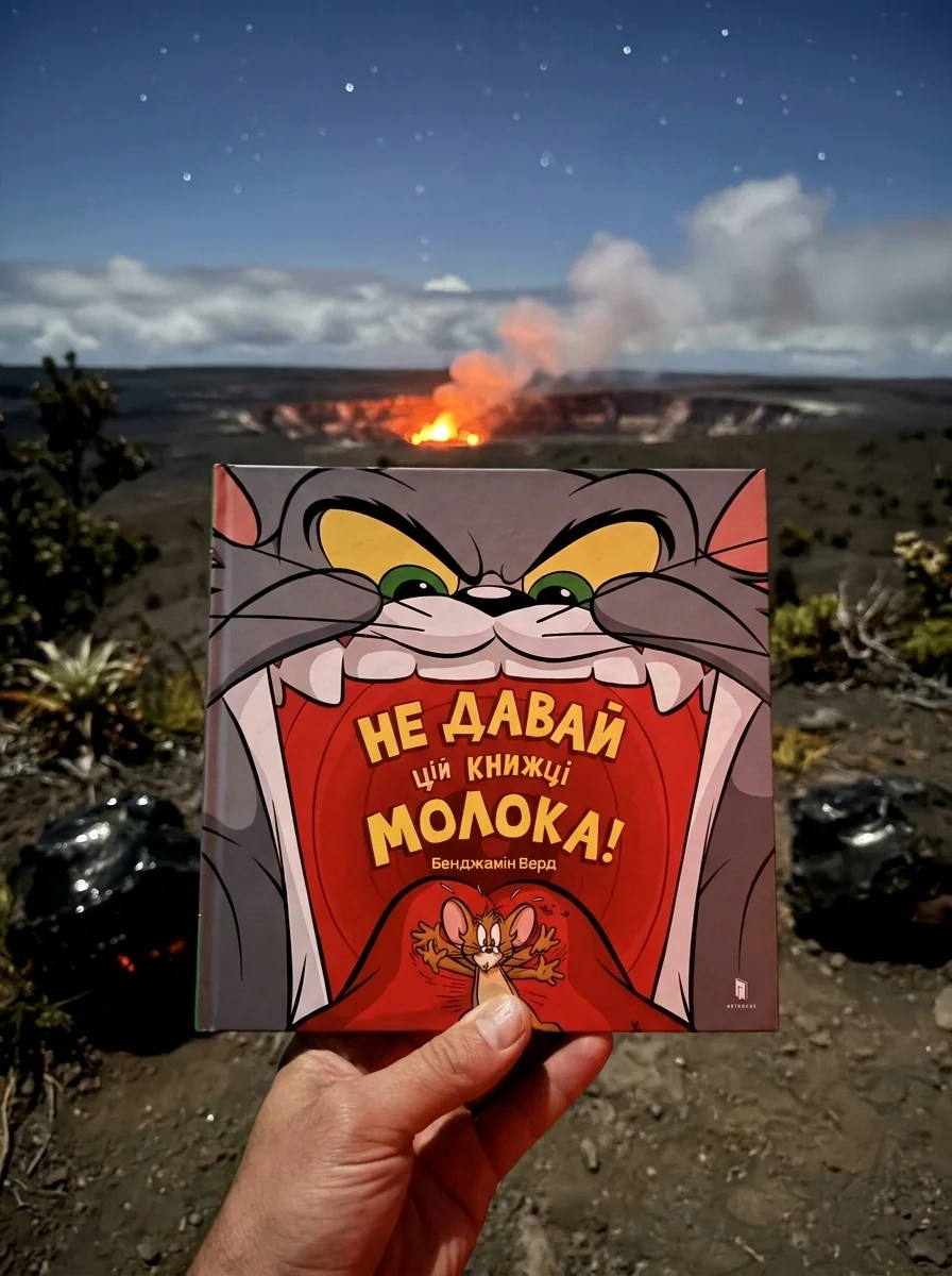 Том і Джері Не давай цій книжці молока! — Бенджамін Берд, обкладинка
