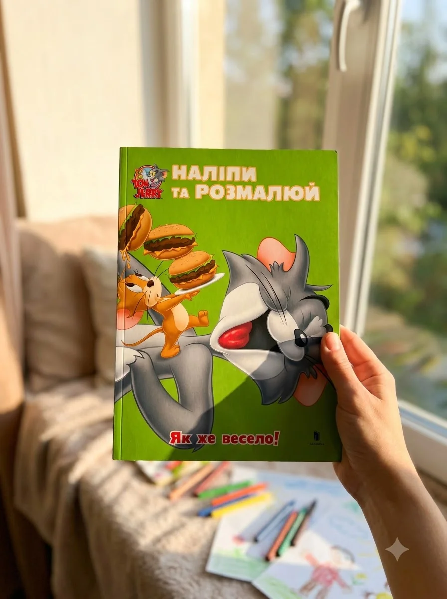 Том і Джеррі. Як же весело! — Книги з наліпками