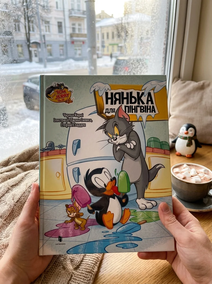 Том і Джеррі. Нянька для пінгвіна (тверда обкладинка) — Дитяча проза