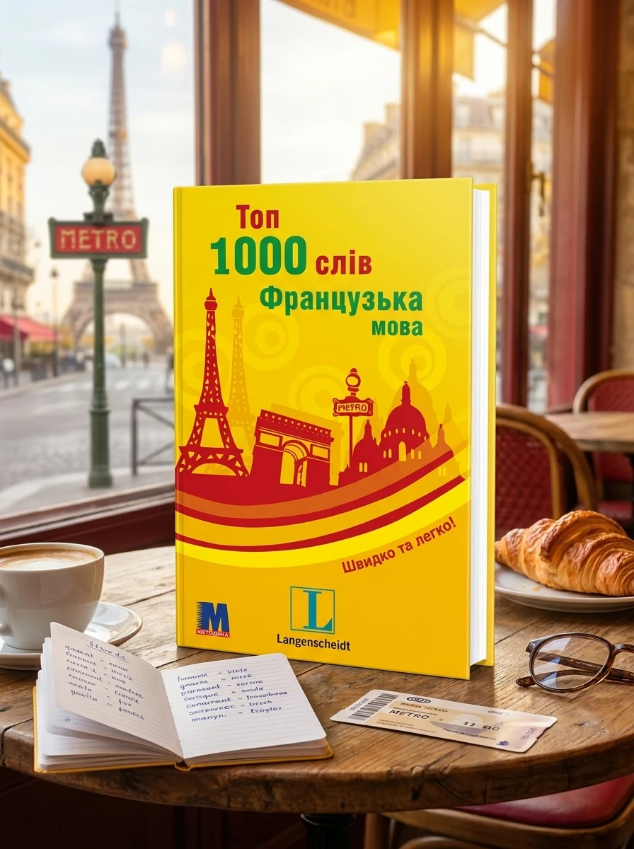 Топ 1000 слів. Французька - кишеньковий підручник — Вивчення мов