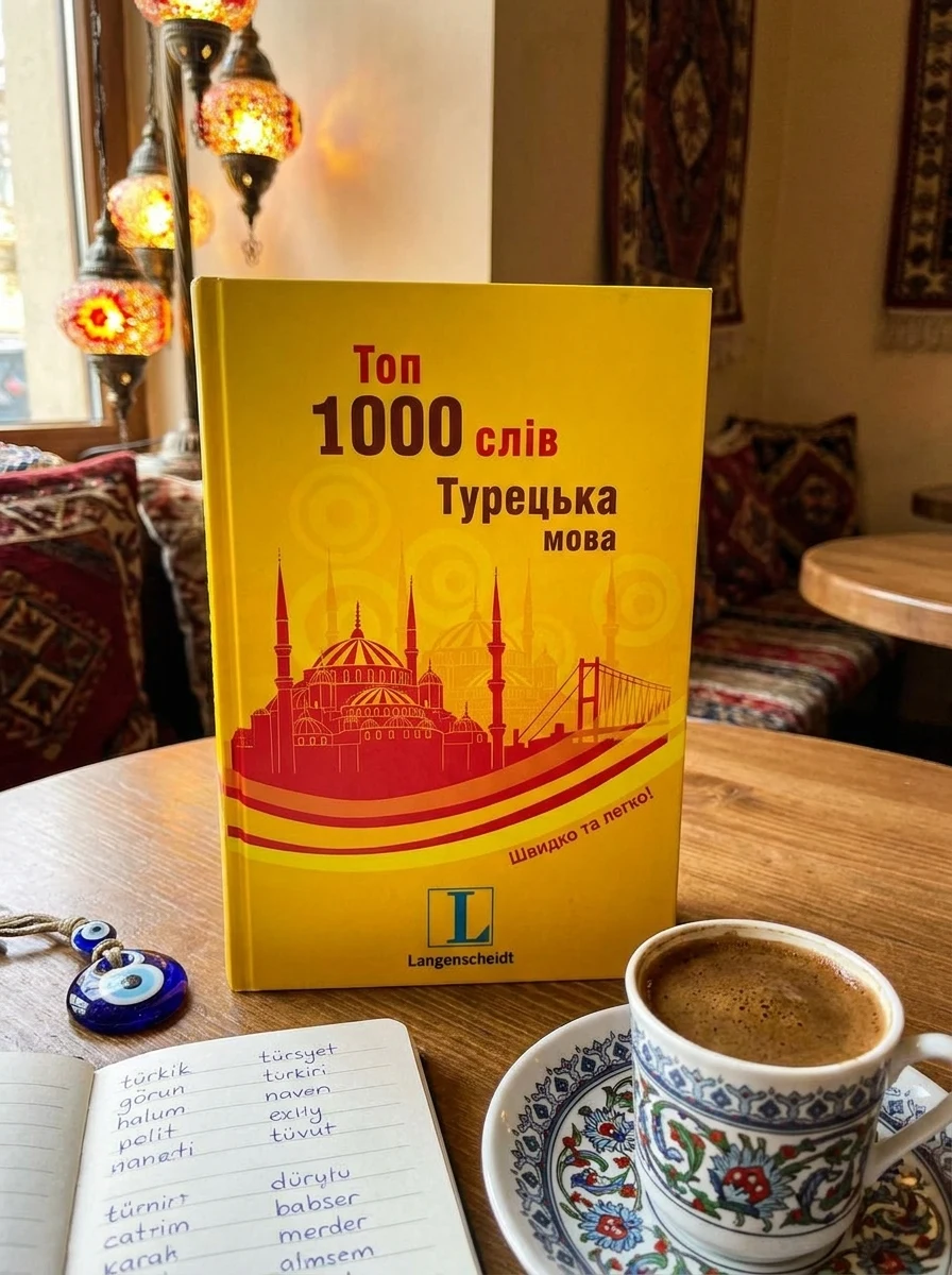 Топ 1000 слів. Турецька. Кишеньковий підручник, — Вивчення мов