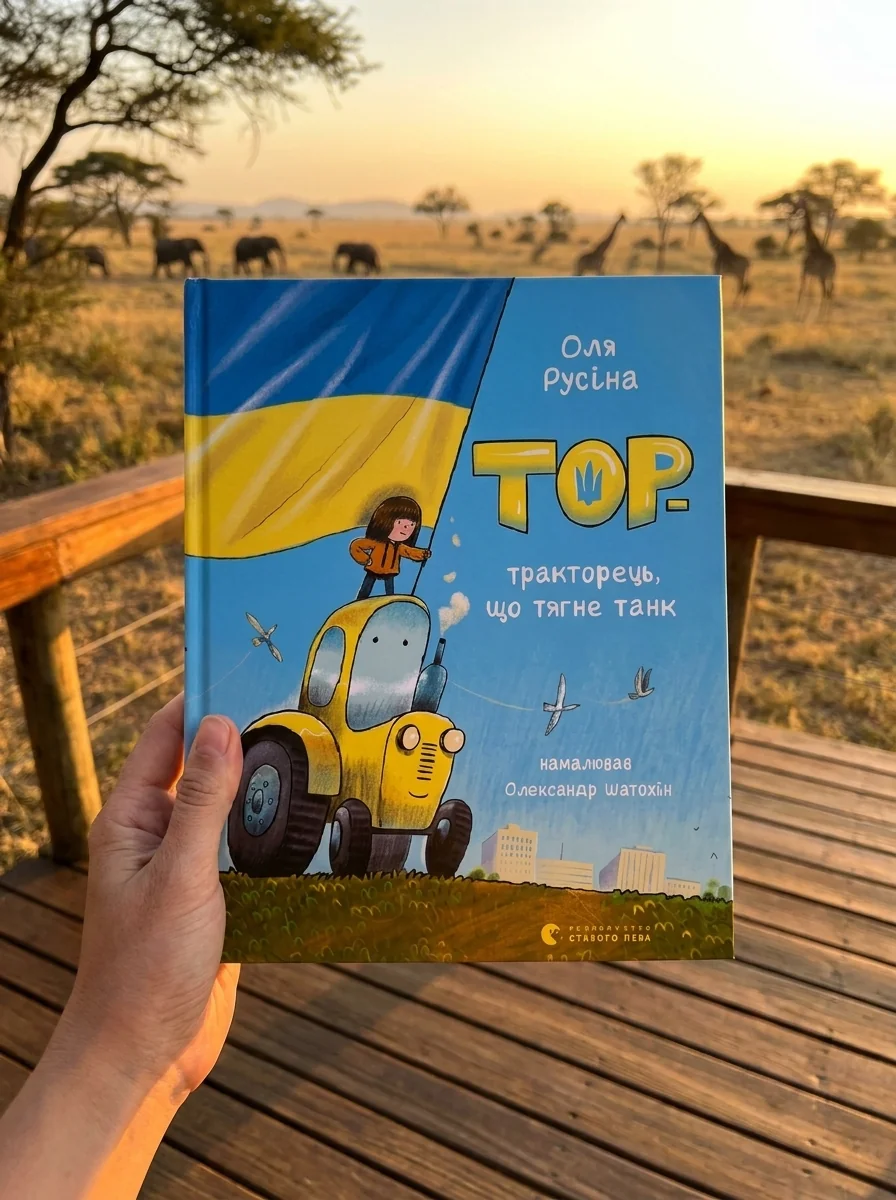 Тор — тракторець що тягне танк — Дитяча література