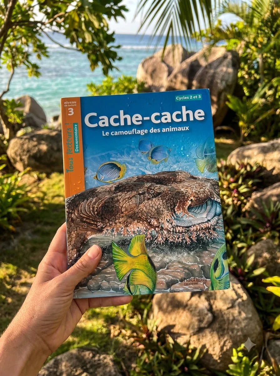 Tous Lecteurs! Cache-cache: Le camouflage des animaux Niveau 3 — Люсіль Галліот, обкладинка