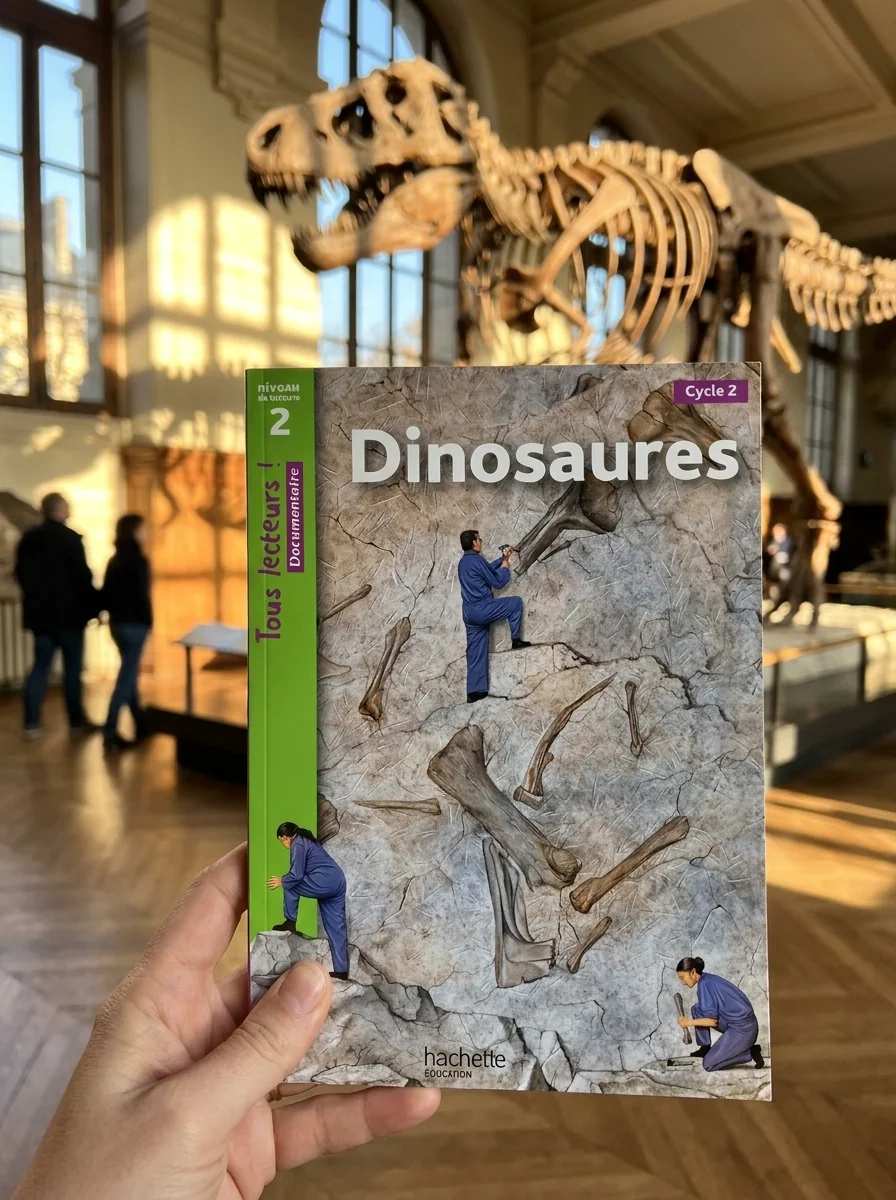 Tous Lecteurs! Dinosaures Niveau 2 — Люсіль Галліот, обкладинка