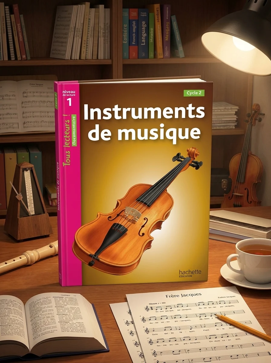Tous Lecteurs! Instruments de musique Niveau 1 — Вивчення мов