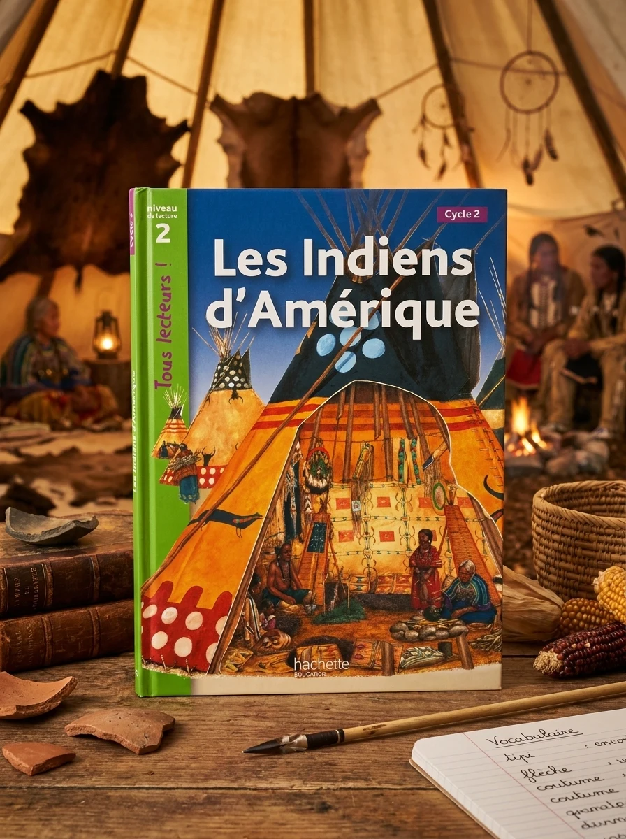 Tous Lecteurs! Les Indiens d'Amerique Niveau 2 — Вивчення мов