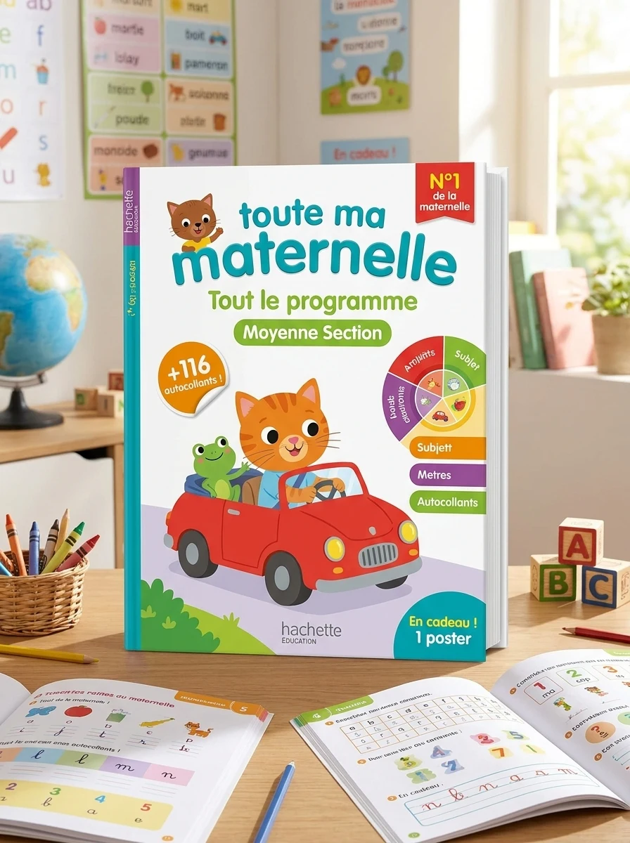 Toute ma maternelle, tout le programme Moyenne Section (4-5 ans) 2 Edition — Вивчення мов