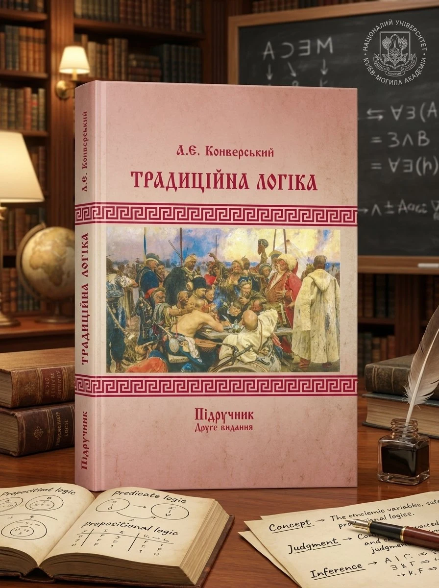 Традиційна логіка.2-ге видання. Підручник. Збільшений формат — Конверський А.Є., обкладинка