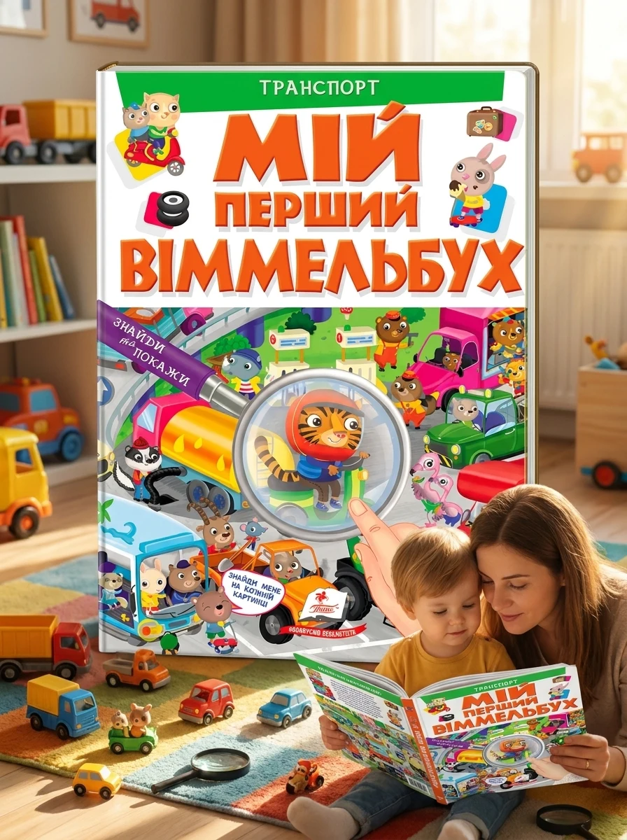 Транспорт. Мій перший Віммельбух — Дитячі книги
