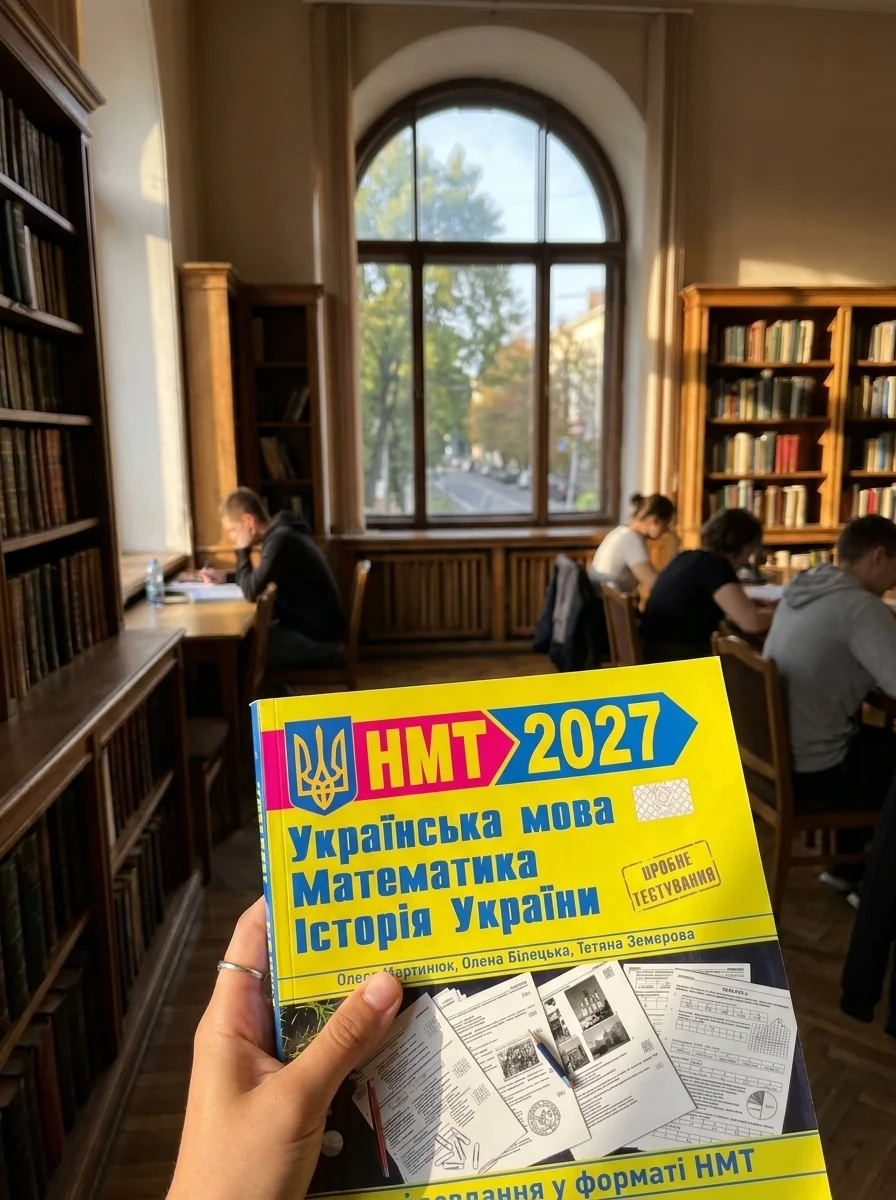 Тренажер для підготовки до НМТ: Математика, Українська мова, Історія України 2027 Мартинюк О., Білецька О., Земерова Т., обкладинка