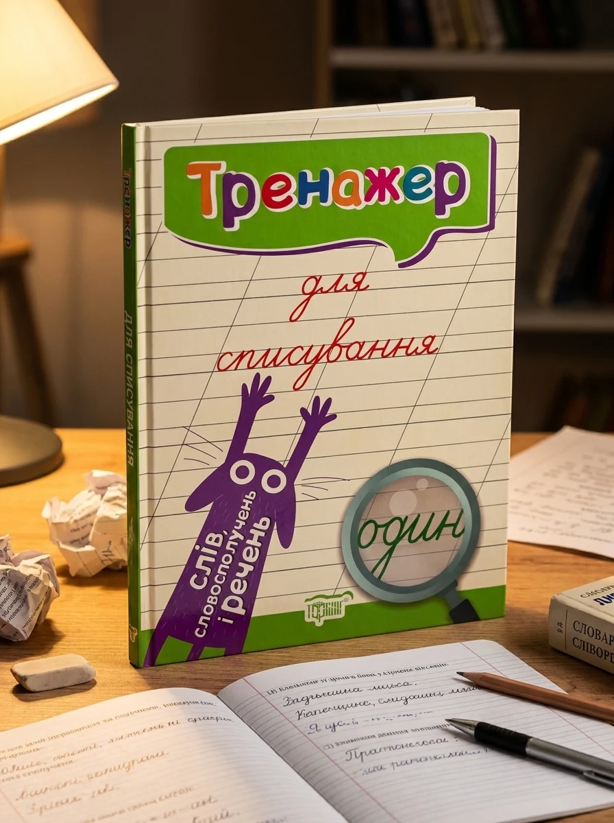 Тренажер для списування слів, словосполучень і речень