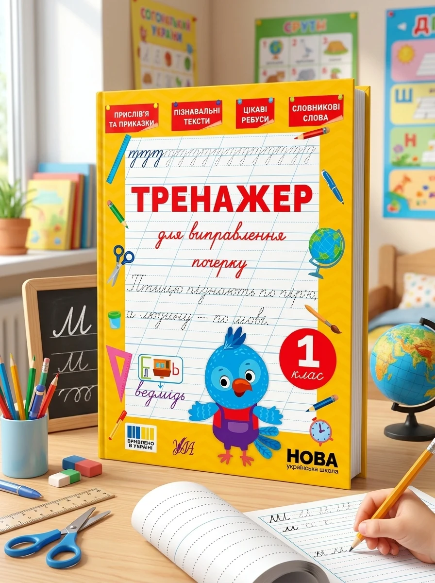 Тренажер для виправлення почерку. 1 клас — Вивчення мов