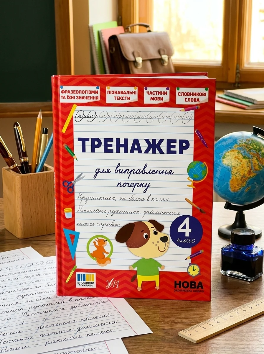 Тренажер для виправлення почерку. 4 клас — Вивчення мов