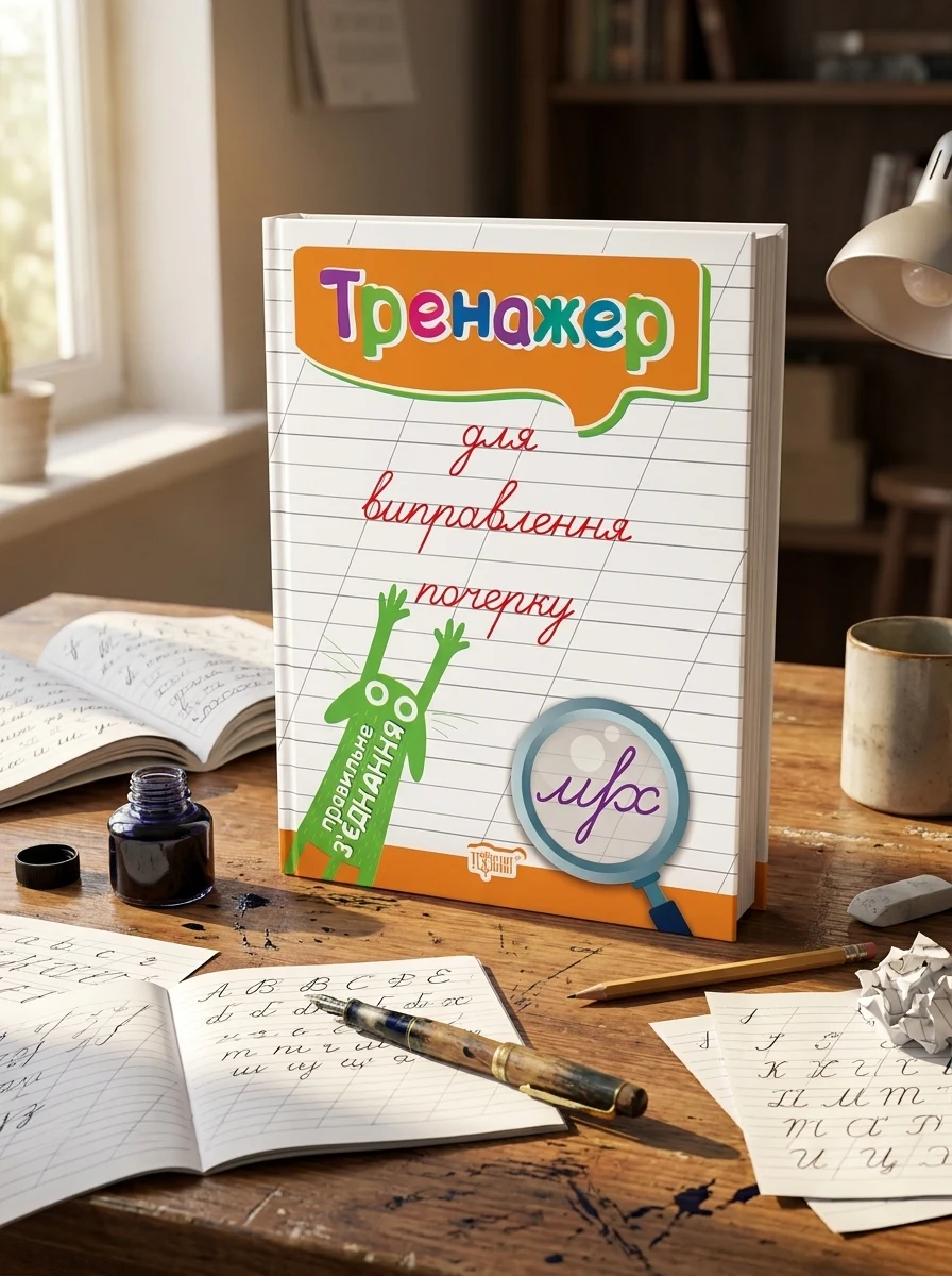 Тренажер для виправлення почерку. Правильне з'єднання — Вивчення мов