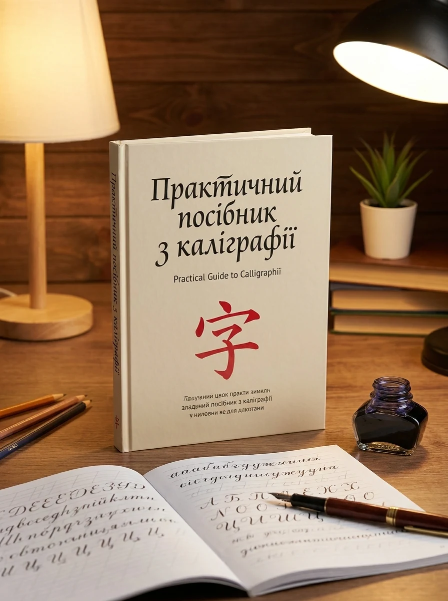 Тренажер для виправлення почерку. Широка лінійка