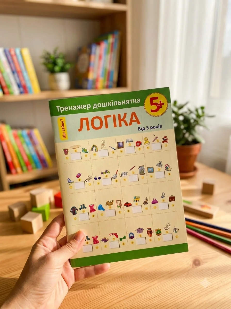 Тренажер дошкільнятка. Логіка. Від 5 років — Розвивальні книги