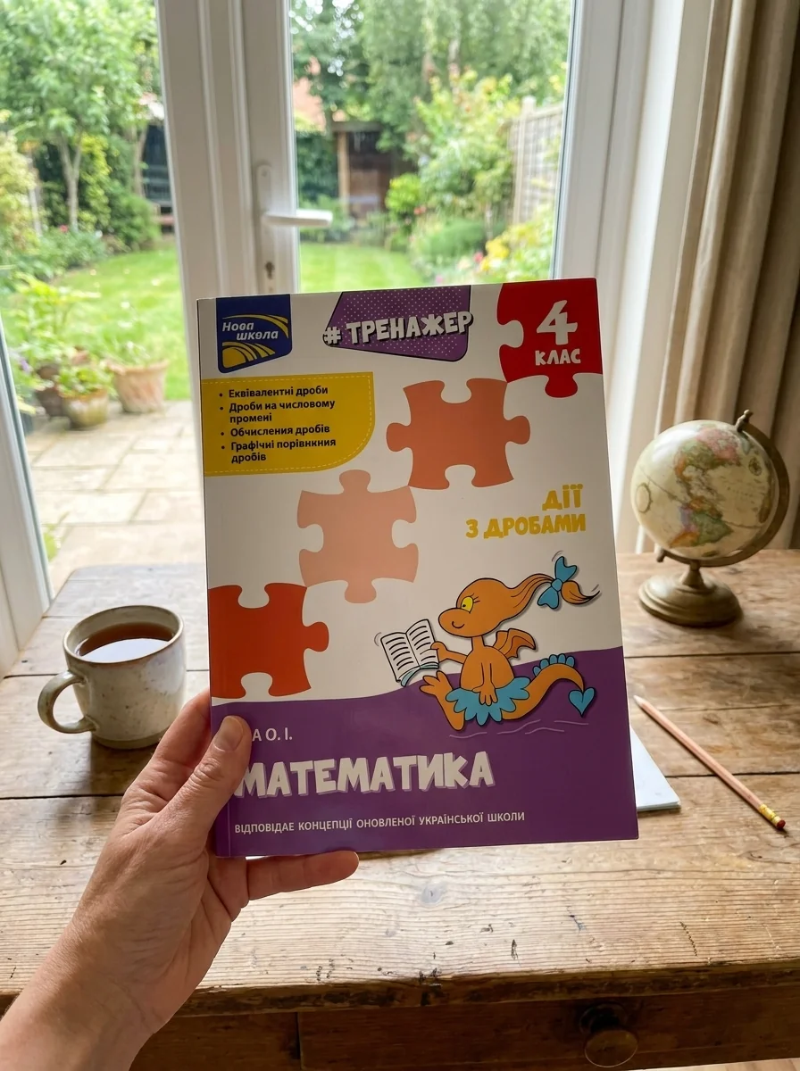 Тренажер. Математика. Дії з дробами. 4 клас — Дитяча література