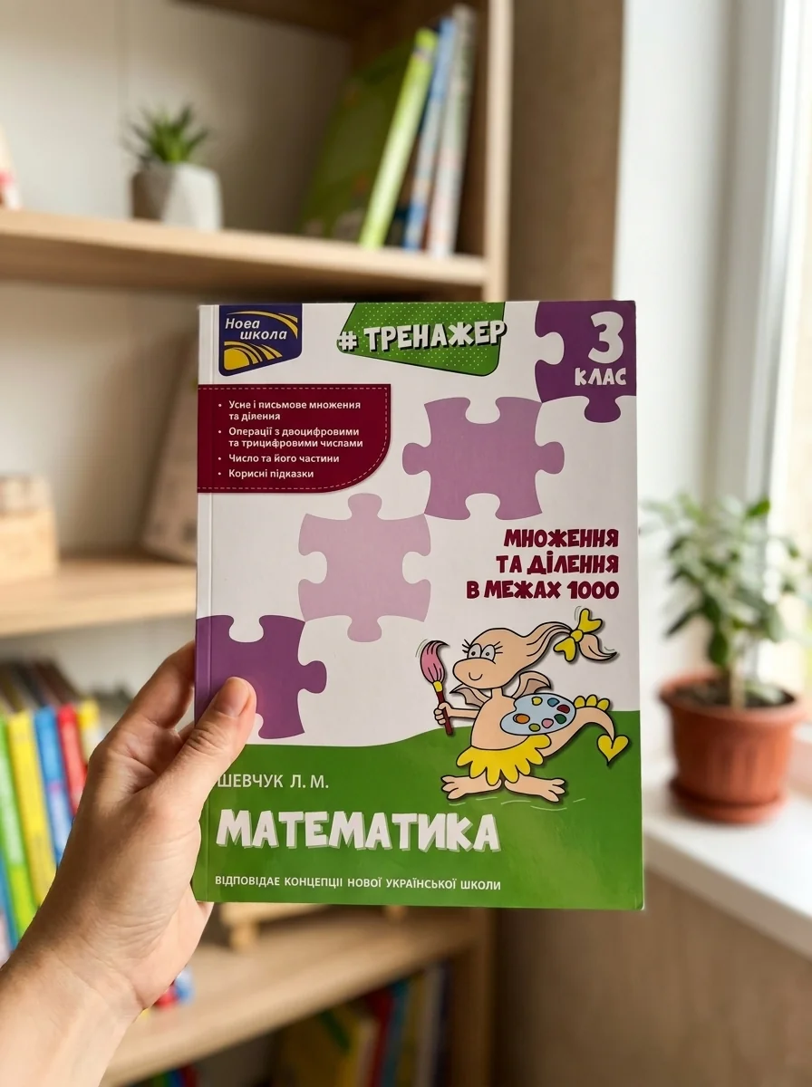 Тренажер з математики. Множення та ділення в межах 1000. 3 клас — фото 2
