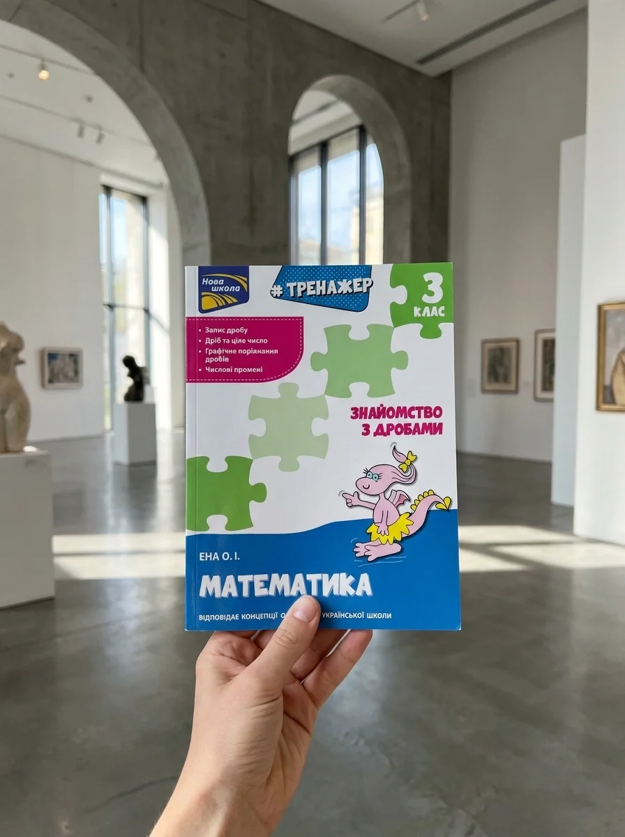 Тренажер. Математика. Знайомство з дробами. 3 клас — Дитяча література